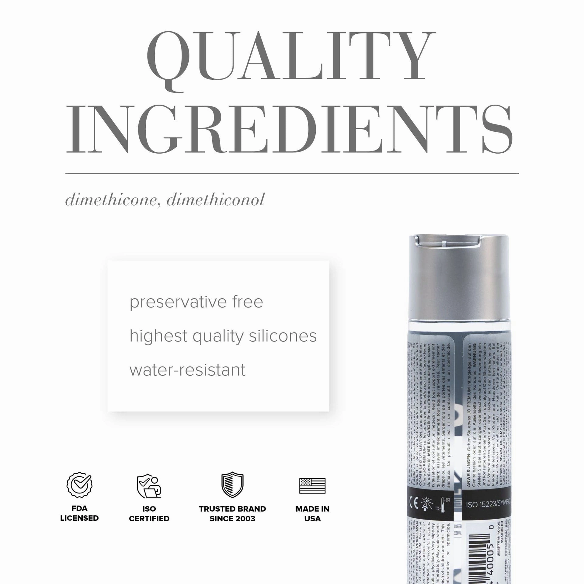 System JO - Premium Original Silicone Lubricant