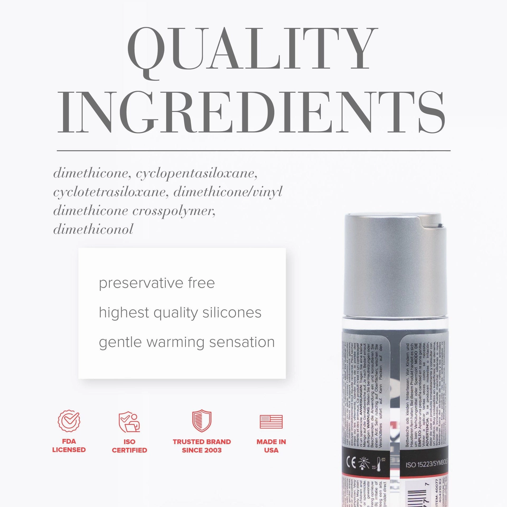 System JO - Premium Warming Silicone Based Lubricant