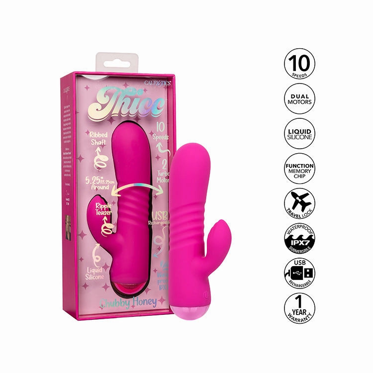 Thicc Chubby Honey Rabbit Vibrator