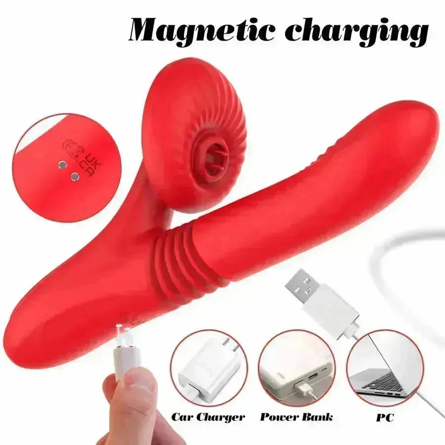 Thrusting Rabbit Vibrator for Women