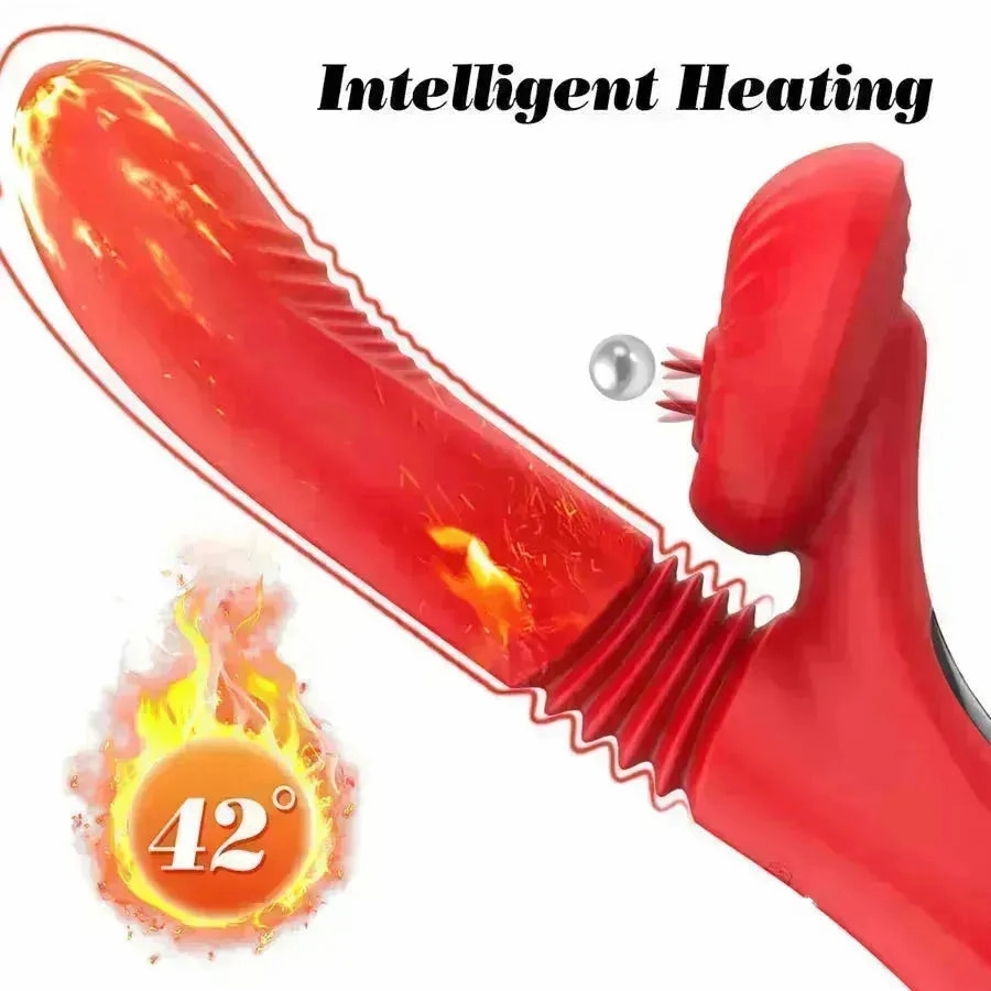 Thrusting Rabbit Vibrator for Women