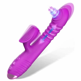 Thrusting Rabbit Vibrator Sexual Toy
