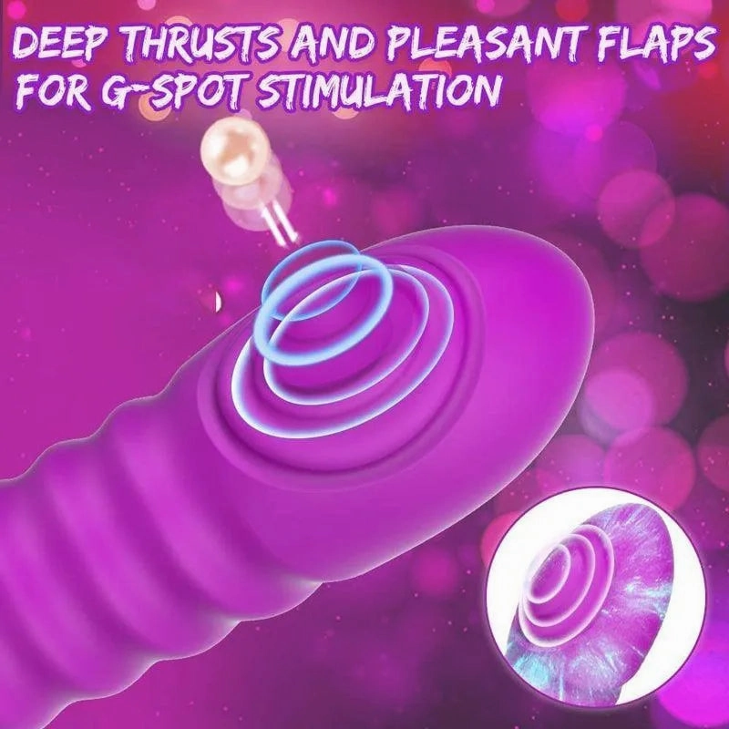 Thrusting Rabbit Vibrator Sexual Toy