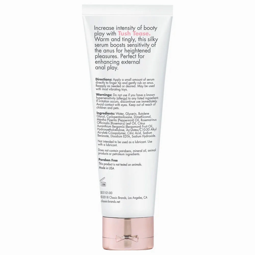 Tush Tease Warming Anal Stimulant Serum