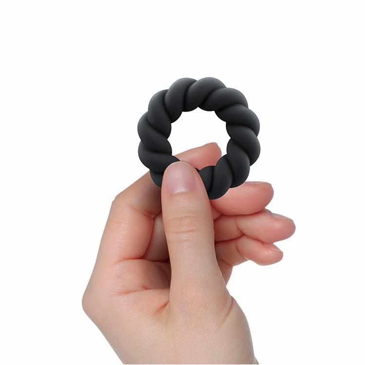 Twist Silicone Cock Ring