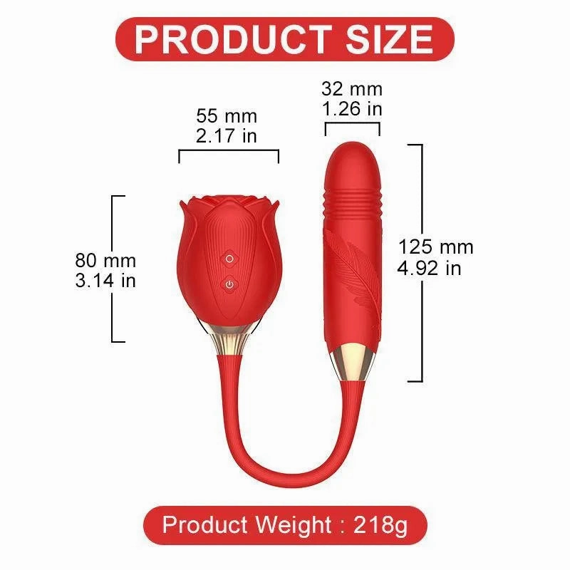 Upgraded Disassembly Rose Clit Sucker Sex Toy