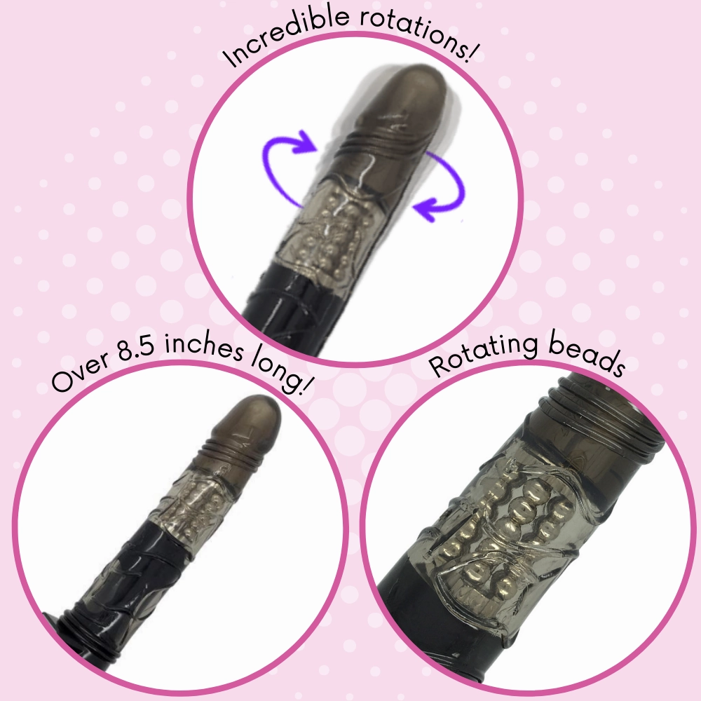 Veined ROTATING Dildo
