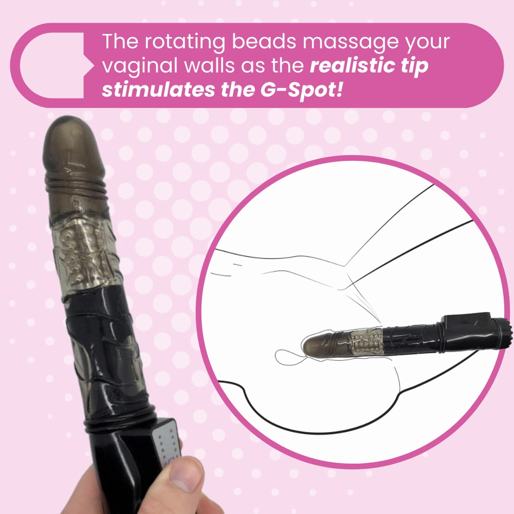 Veined ROTATING Dildo