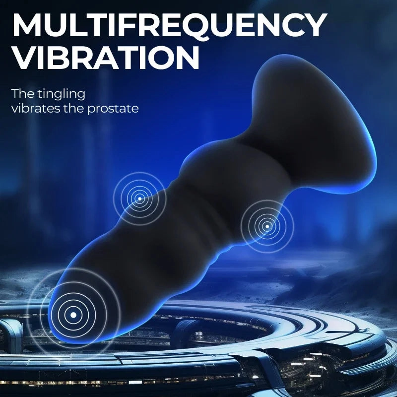 Vibrating Butt Plug with LED Mode