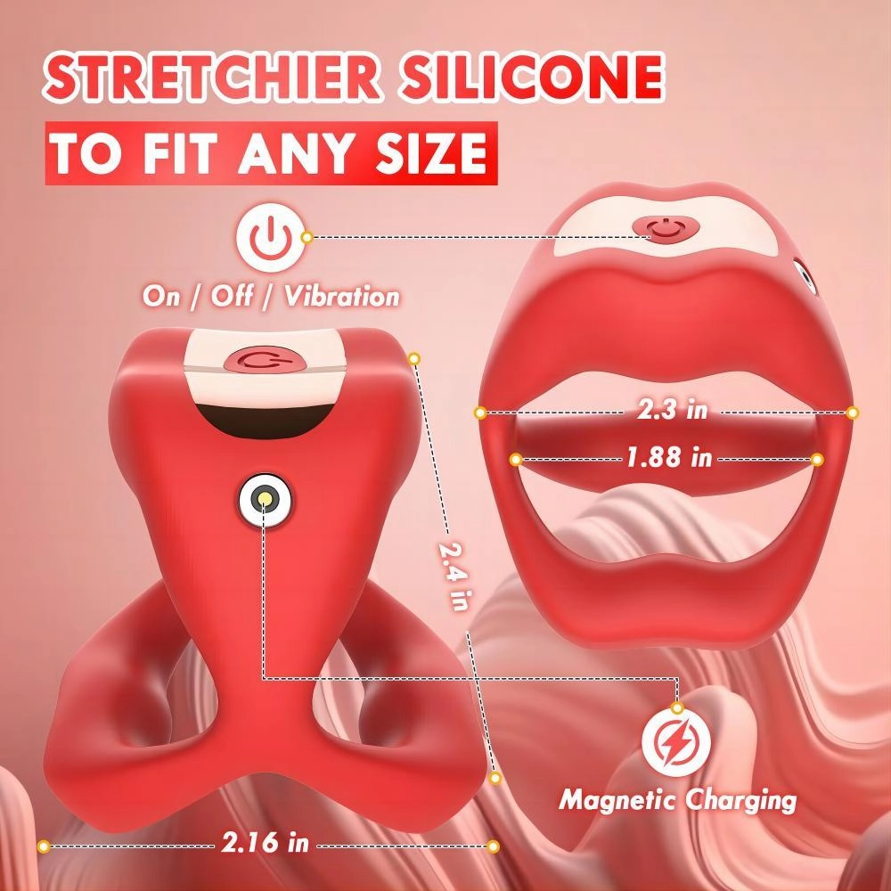 Vibrating Penis Ring Penis Vibrator for Man & Couple App Remote Control