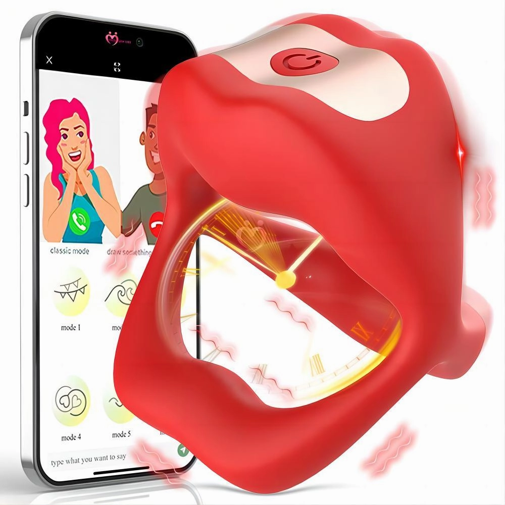 Vibrating Penis Ring Penis Vibrator for Man & Couple App Remote Control