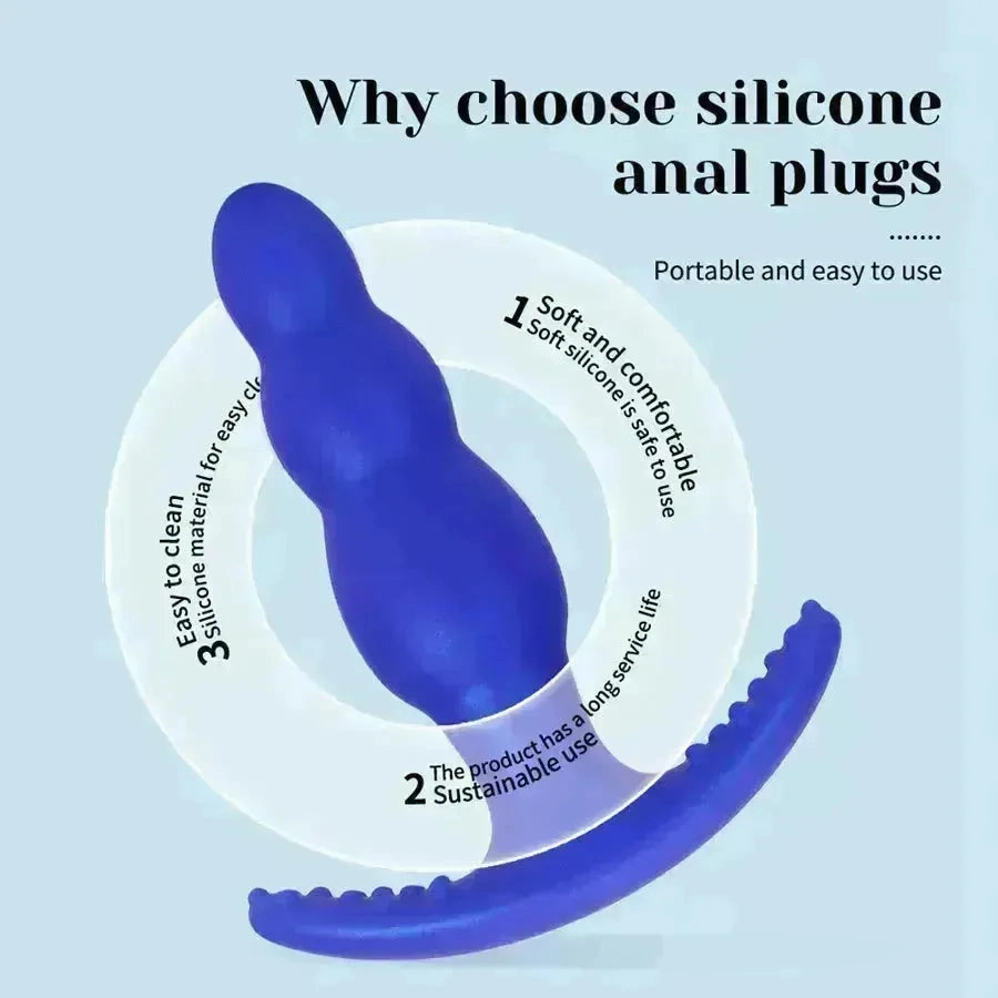 Wearable Silicone Butt Plug