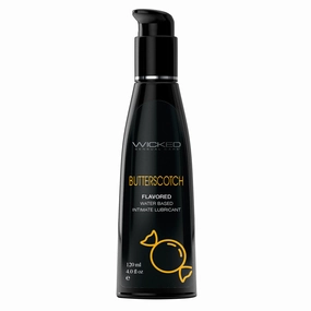 Wicked Aqua Flavoured Water-Based Lubricant - Butterscotch