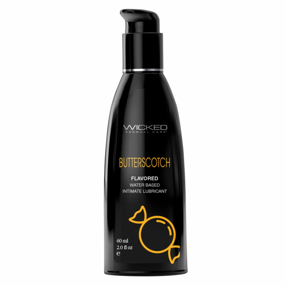Wicked Aqua Flavoured Water-Based Lubricant - Butterscotch