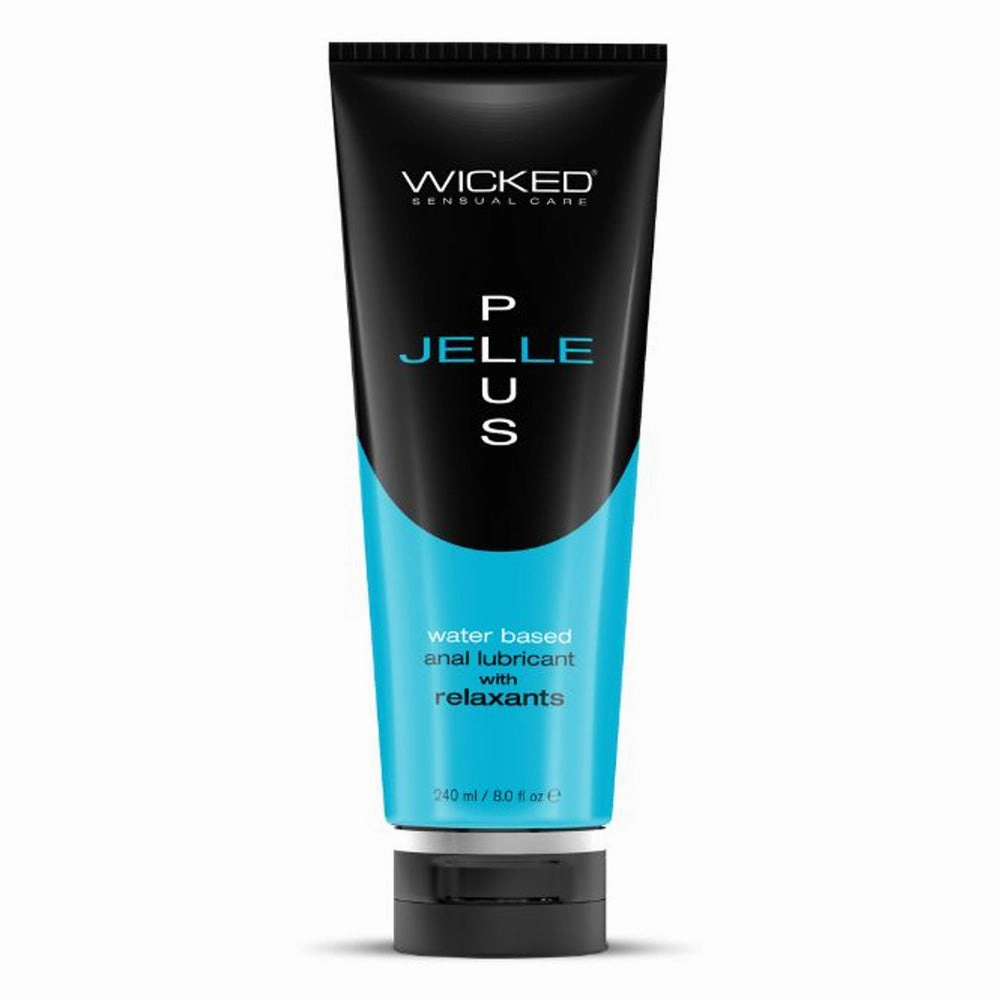 Wicked Jelle Plus Relaxing Thickened Water-Based Anal Gel Lubricant