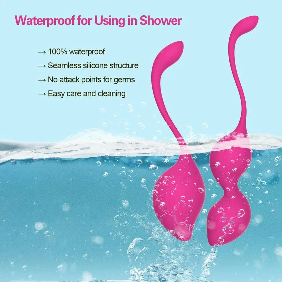 Wireless Remote Vibrating Ben Wa Balls for Women