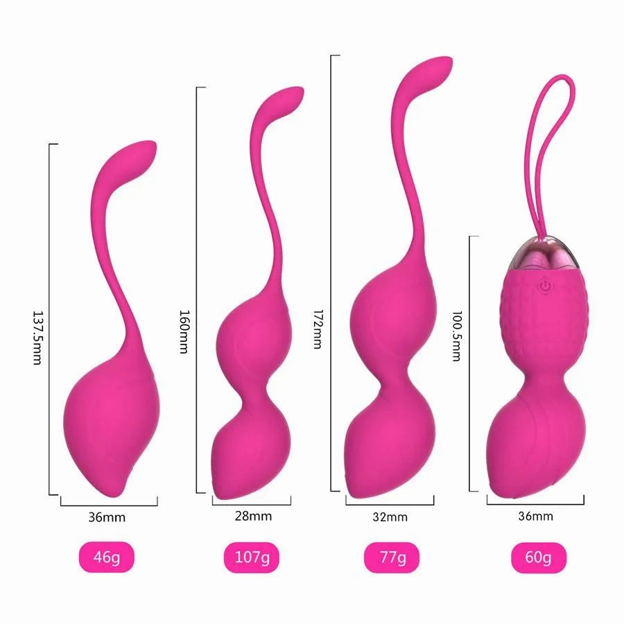 Wireless Remote Vibrating Ben Wa Balls for Women