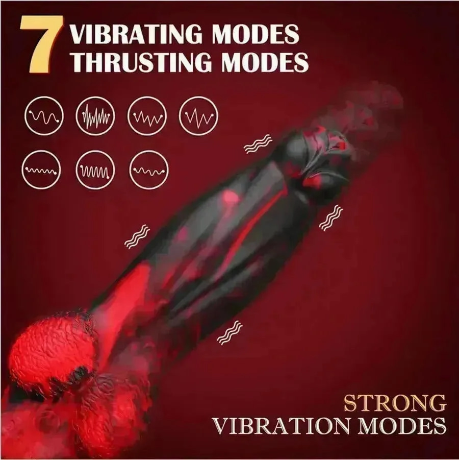 Xinghaoya Silicone Thrusting Knotted Dildo