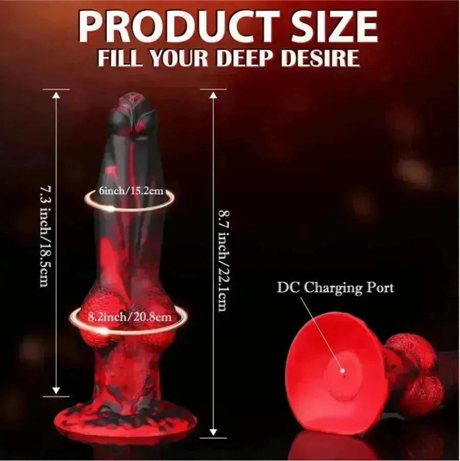 Xinghaoya Silicone Thrusting Knotted Dildo