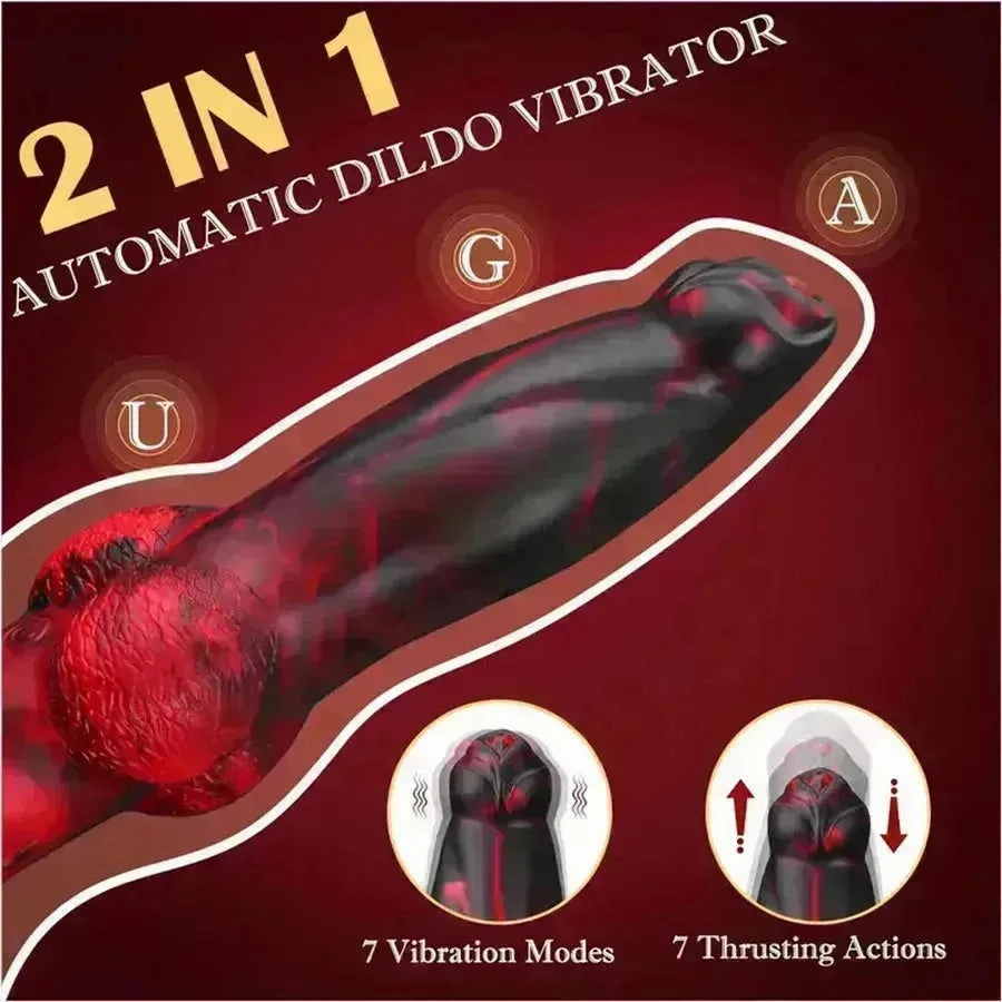 Xinghaoya Silicone Thrusting Knotted Dildo