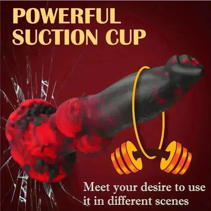 Xinghaoya Silicone Thrusting Knotted Dildo